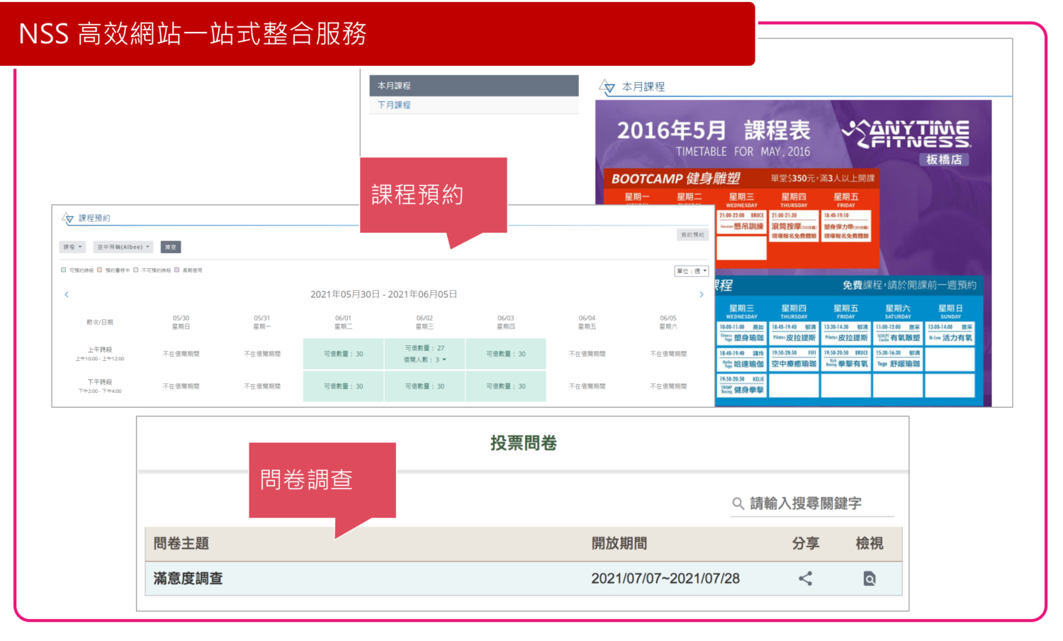 NSS高效網站一站式整合服務